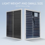 MKK GROUP 50W 12V Solar Panel Kit for RV Marine Camping Off-Grid