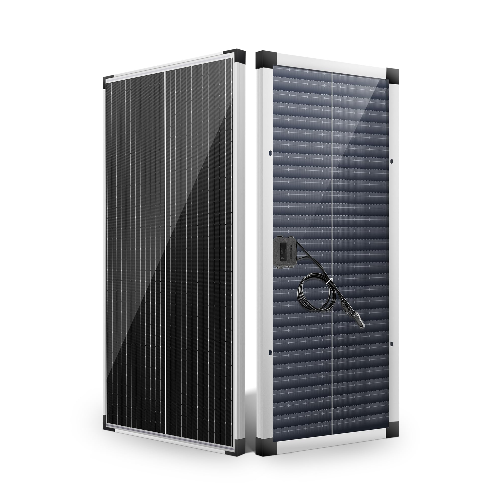 MKK GROUP 100W 12V Monocrystalline Solar Panel Kit RV Marine Off-Grid