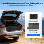 MKK GROUP 200W Foldable Solar Panel Charger for Camping & RV