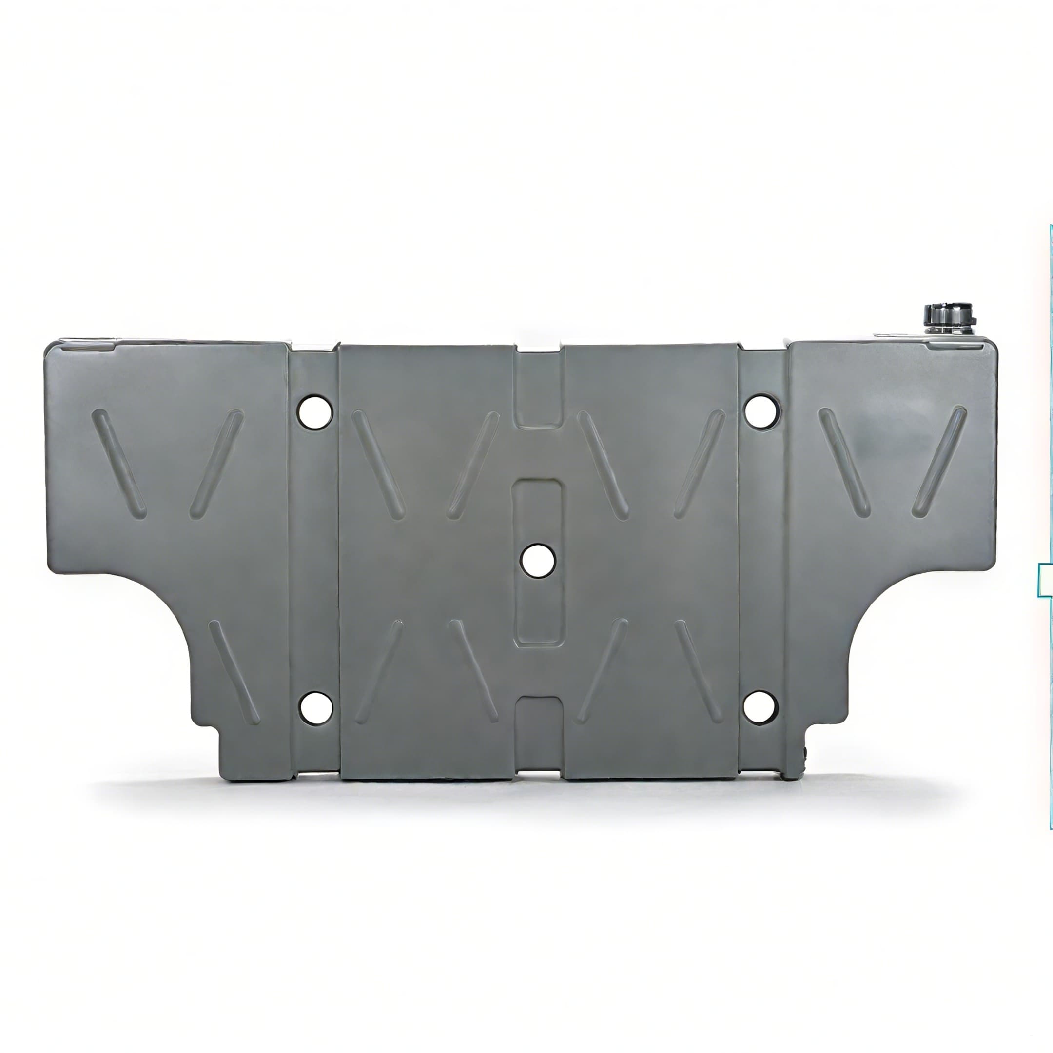 36L Rotomolded LLDPE Vertical Water Tank with Wheel Arch Cut-Outs | 1/2" BSPT Brass Outlet