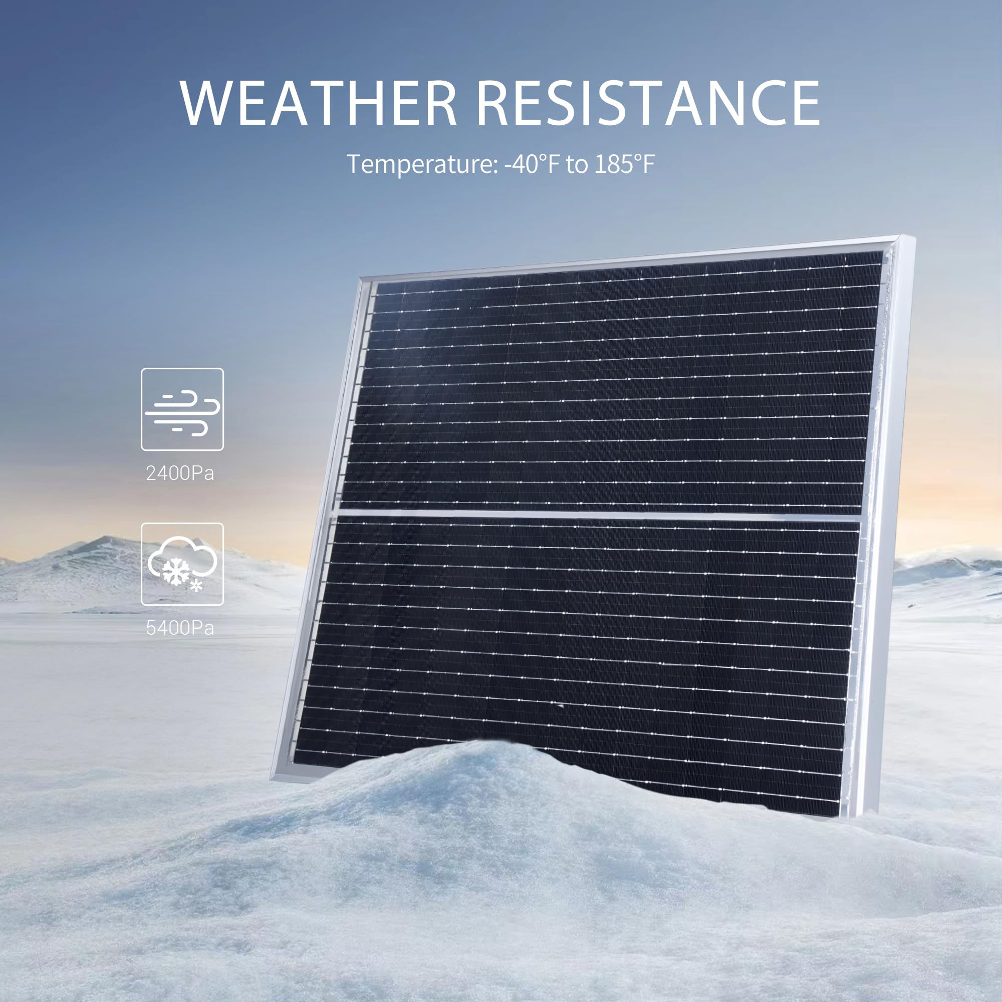MKK GROUP 50W 12V Solar Panel Kit for RV Marine Camping Off-Grid