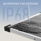 MKK GROUP 50W 12V Solar Panel Kit for RV Marine Camping Off-Grid