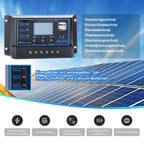 MKK GROUP 100W 12V Monocrystalline Solar Panel Kit RV Marine Off-Grid