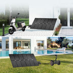 MKK GROUP 200W Foldable Solar Panel Charger for Camping & RV