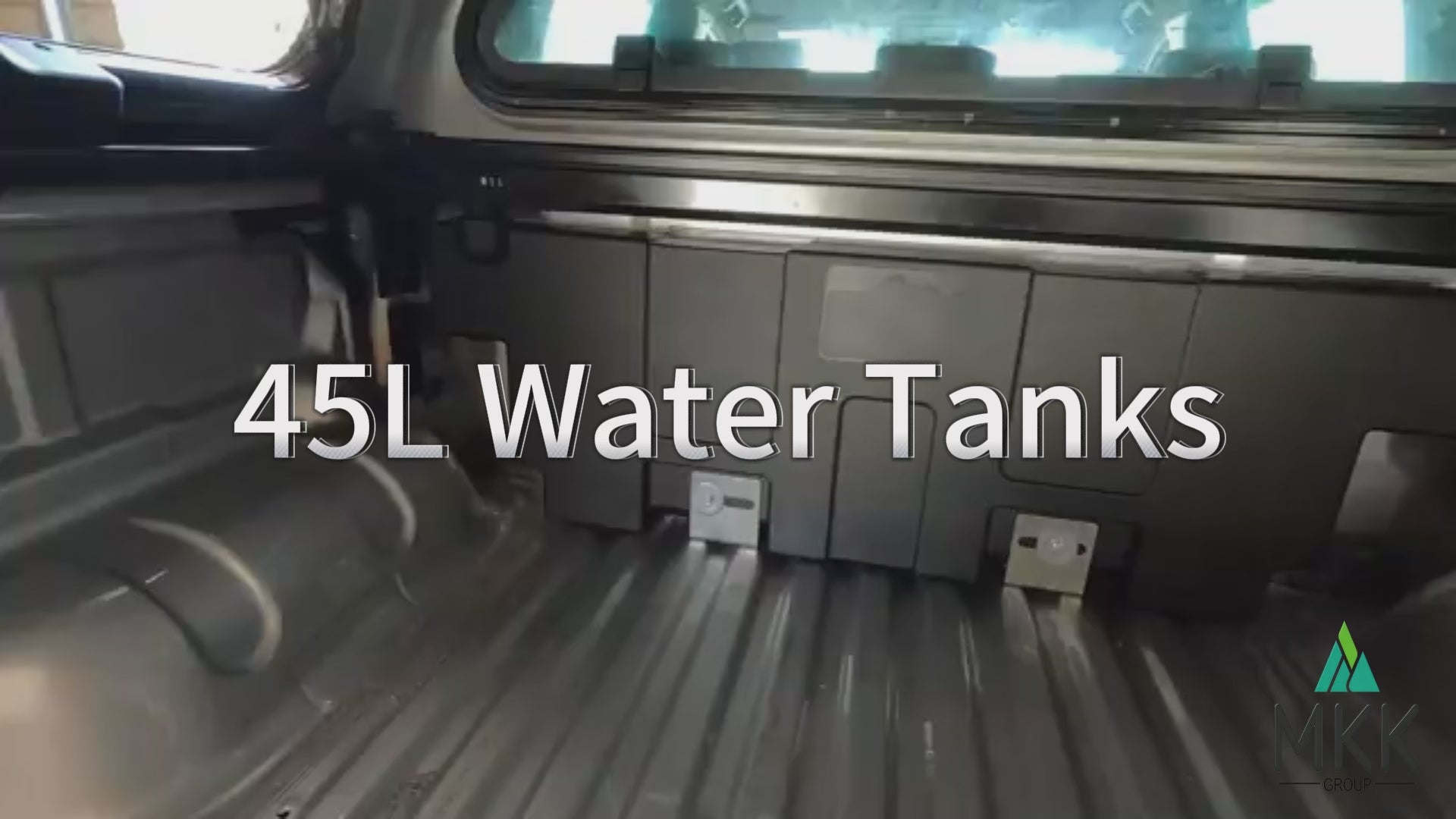 45L Rotomolded LLDPE Water Tank, Vertical & Horizontal Mountable with 1/2'' BSP Brass Outlet