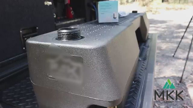 40L Rotational Mould LLDPE Water Tank, Footwell Design for 4WD Wagons & Utes